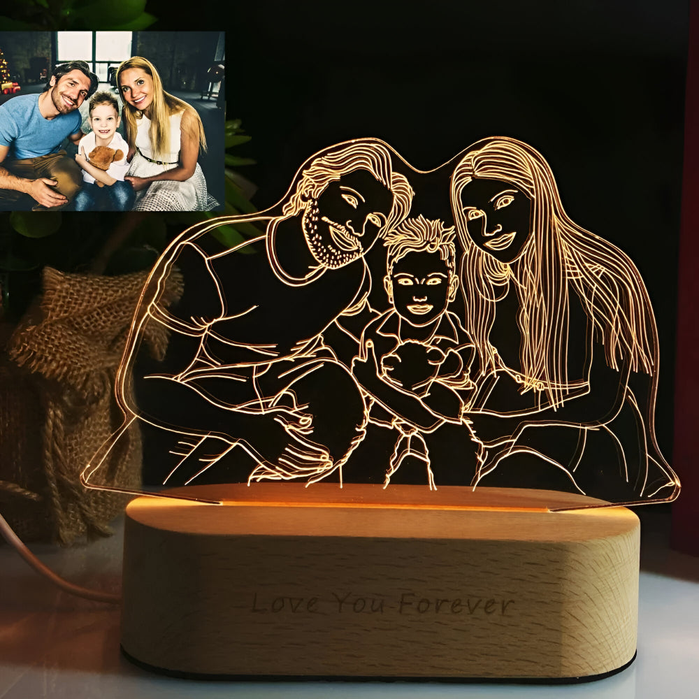 Personalized LED Table Lamp Romantic Gift