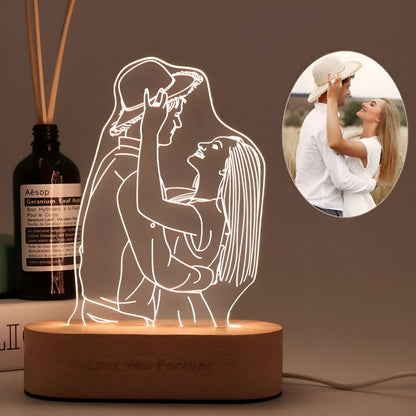 Personalized LED Table Lamp Romantic Gift