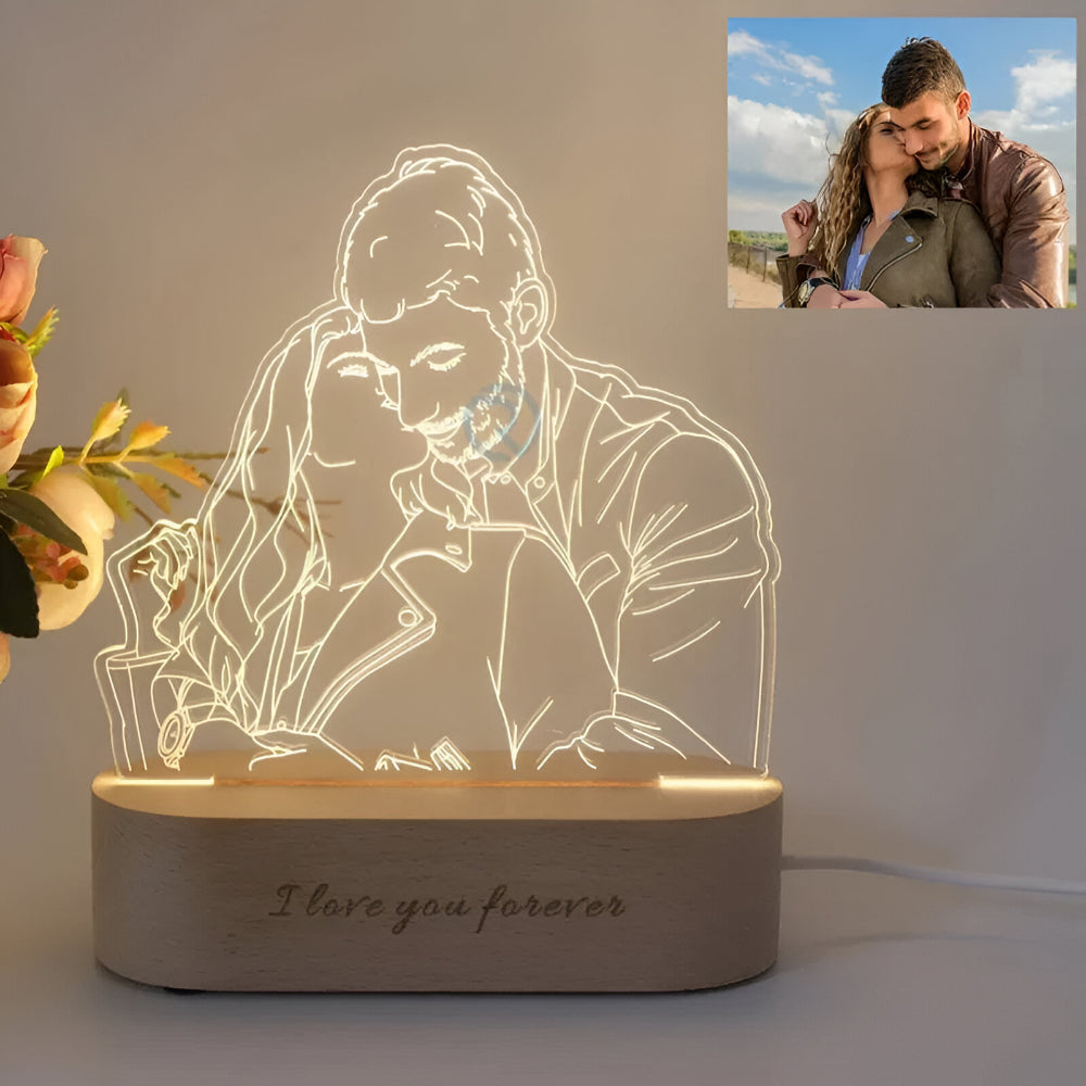 Personalized LED Table Lamp Romantic Gift