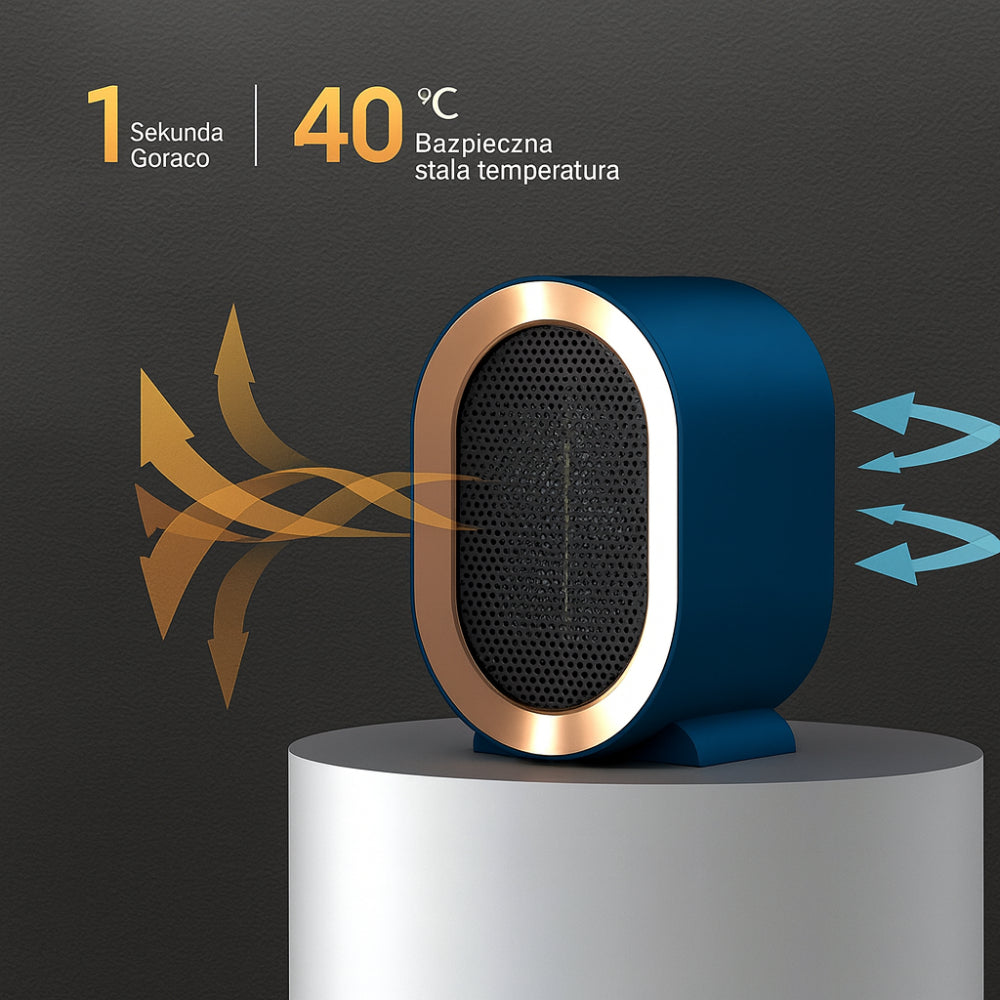 Grzejnik Elektryczny Przenośny Ceramiczny Energooszczędny Domowy