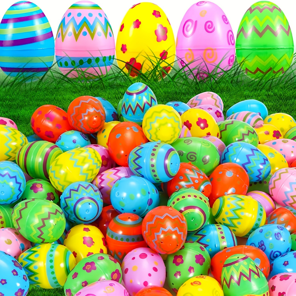 Uova di Pasqua di Plastica Colorate Set per Riempire