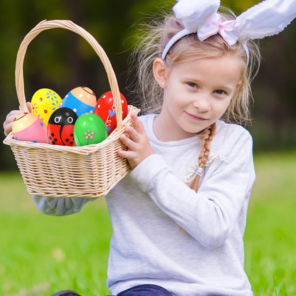 Easter Eggs Musical Instrument Wooden Toys for Children
