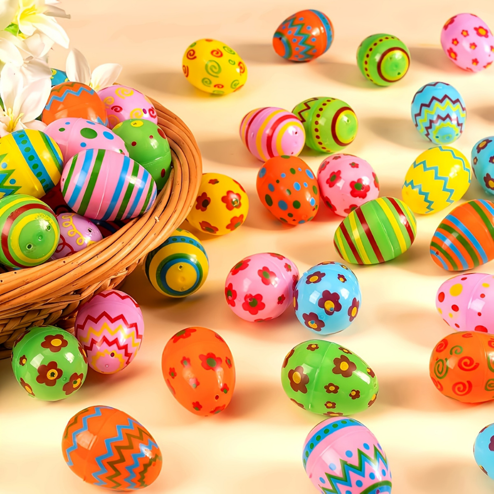 Uova di Pasqua di Plastica Colorate Set per Riempire