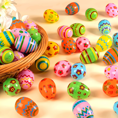 Uova di Pasqua di Plastica Colorate Set per Riempire