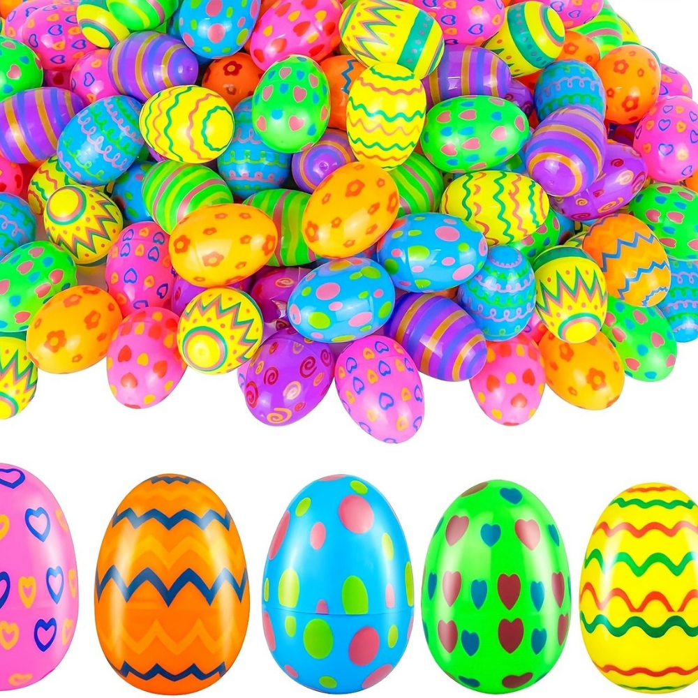 Uova di Pasqua di Plastica Colorate Set per Riempire