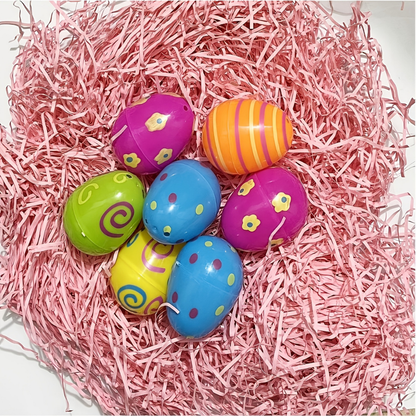Uova di Pasqua di Plastica Colorate Set per Riempire