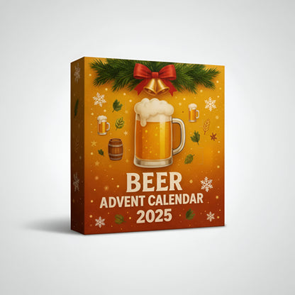 Advent Beer Calendar Christmas Ornaments Set