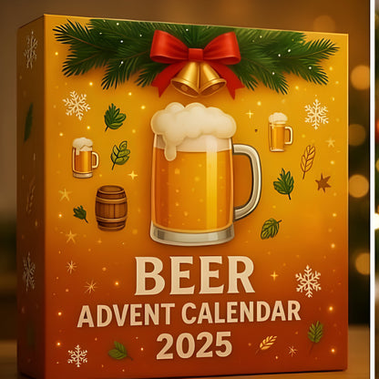 Advent Beer Calendar Christmas Ornaments Set
