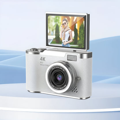 Kamera Cyfrowa Vlogging 4K z Obrotowym Ekranem dla Dorosłych