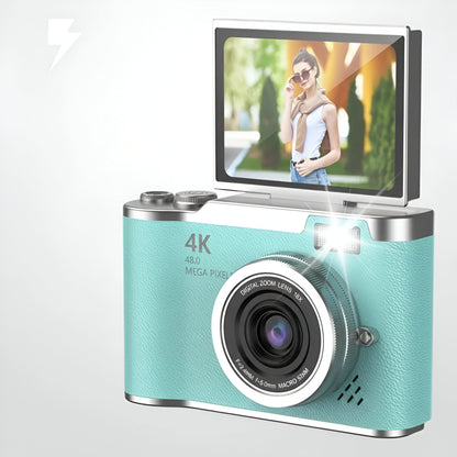 Kamera Cyfrowa Vlogging 4K z Obrotowym Ekranem dla Dorosłych