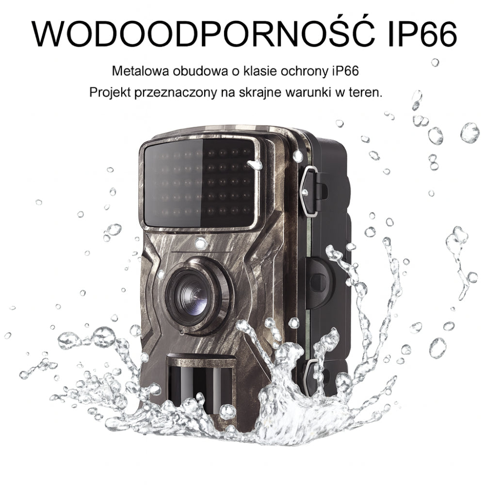 Outdoor Nature Camera with Night Vision, Waterproof