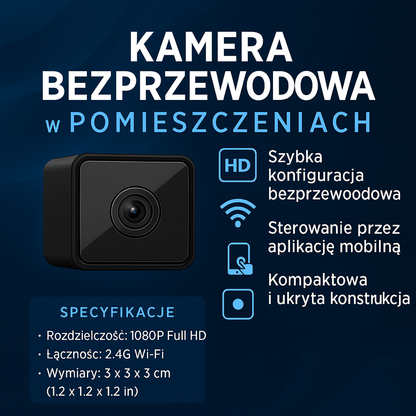 Wireless Mini Indoor Camera for Home 1080P WiFi Monitoring