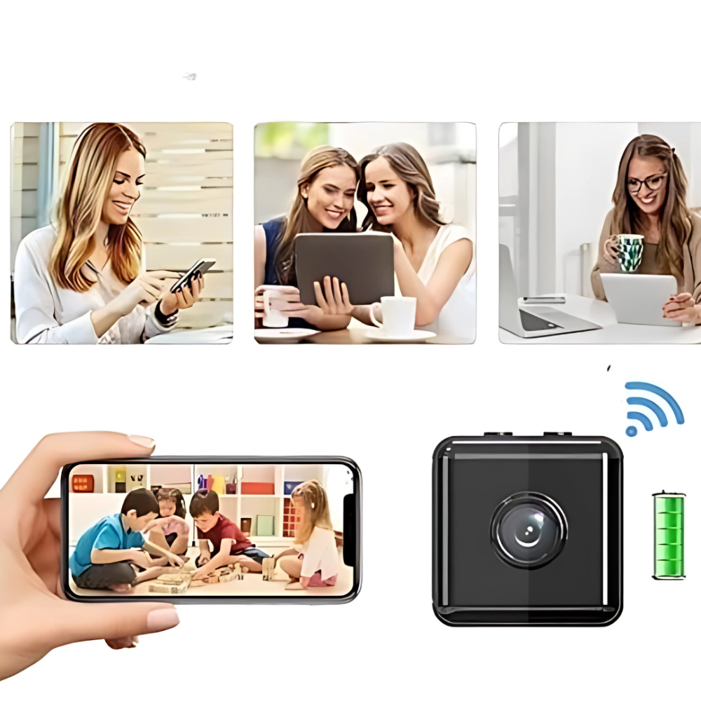 Wireless Mini Indoor Camera for Home 1080P WiFi Monitoring