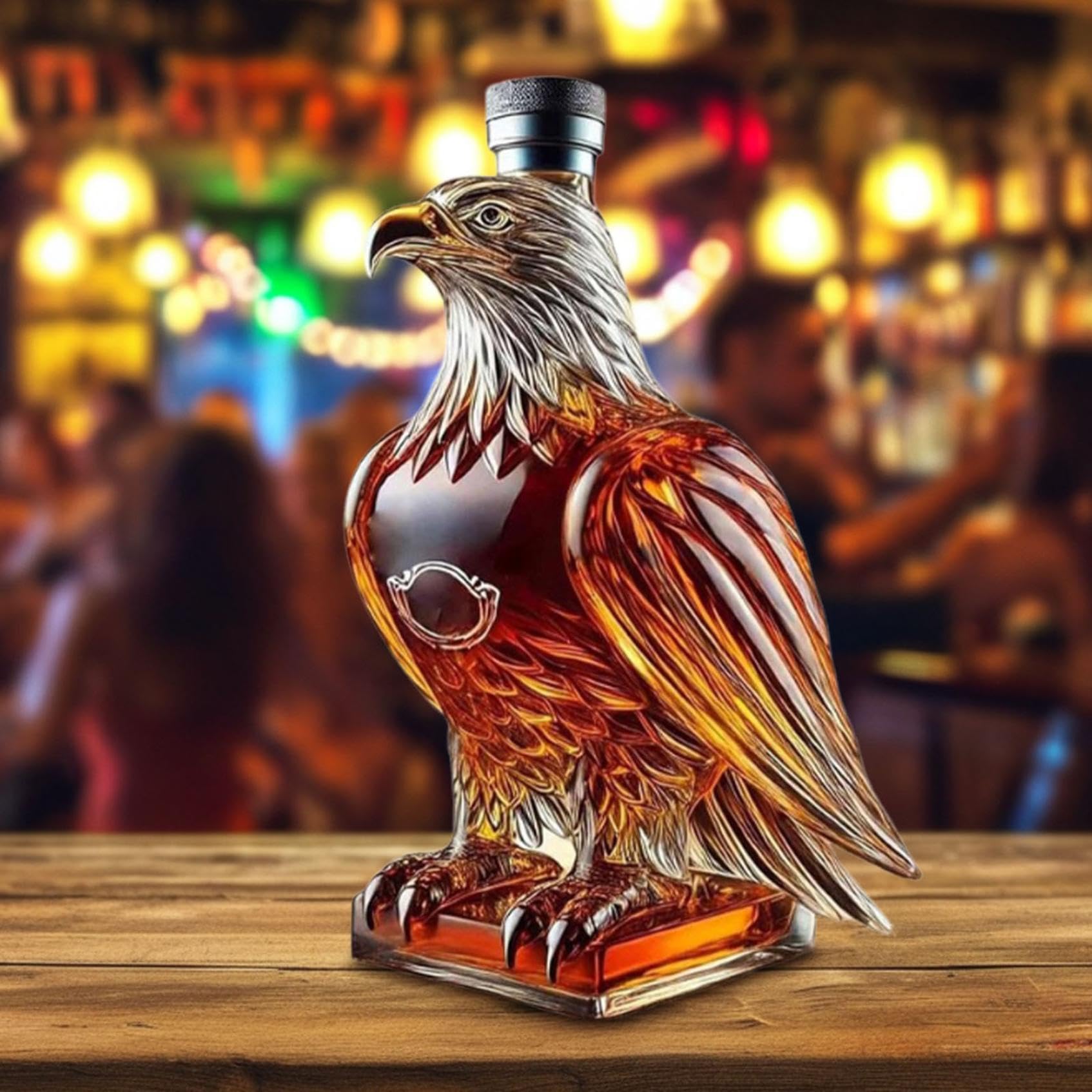 Karafka Whiskey Eagle Design Szklana butelka Prezent 1