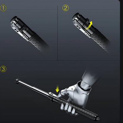 Kij Trekkingowy Regulowany Stalowy Antypoślizgowy Uchwyt