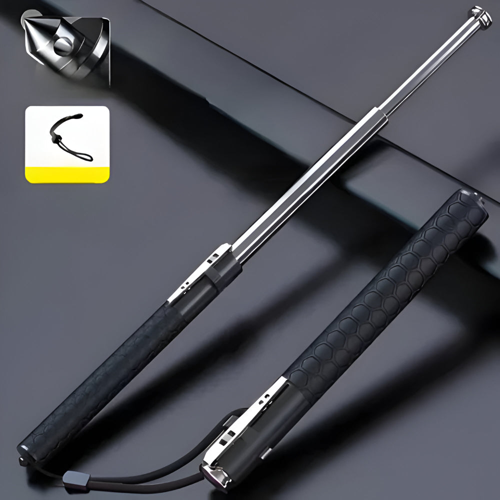 Kij Trekkingowy Regulowany Stalowy Antypoślizgowy Uchwyt