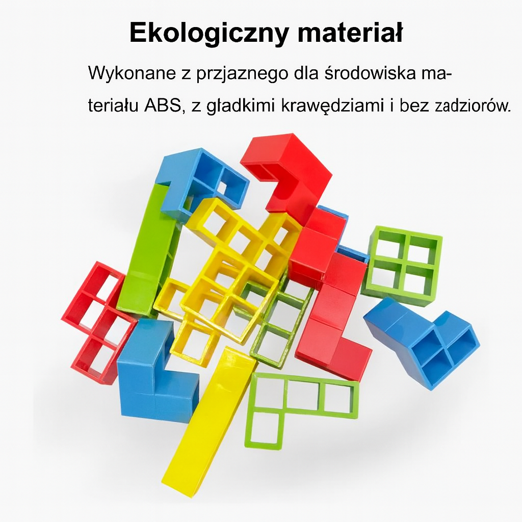 Klocki Magnetyczne Edukacyjne Balansujące Gra Zręcznościowa
