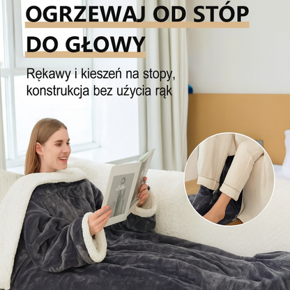 Koc Elektryczny Noszony Polar Sherpa Ogrzewanie Ciała
