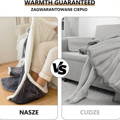 Koc Elektryczny Noszony Polar Sherpa Ogrzewanie Ciała