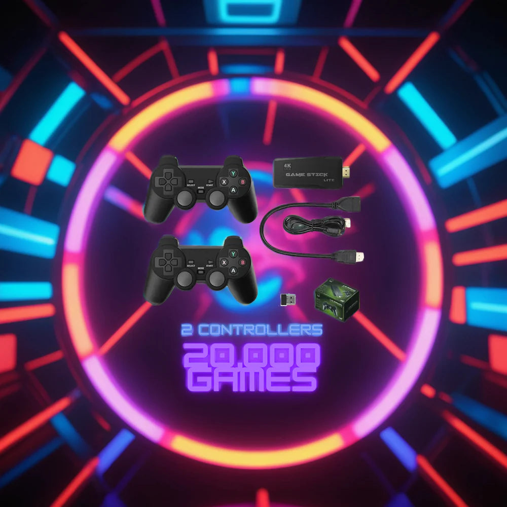 Konsola Do Gier Retro 4K Bezprzewodowe Pady
