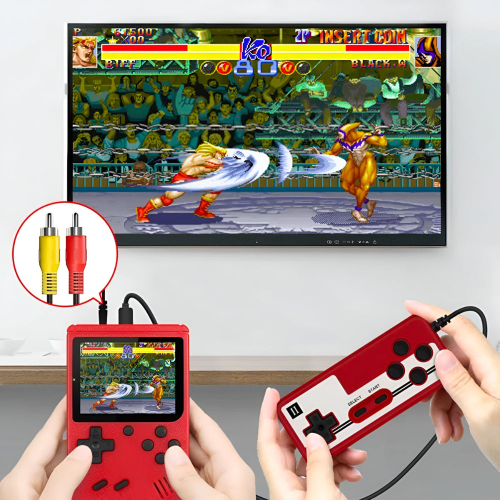 Konsola Gier Retro Przenosna 400 Klasycznych Gier