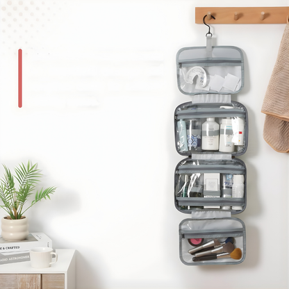 Travel Makeup Bag Hanging Foldable Waterproof Organizer