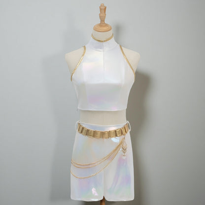 Costume Bambini Scenico Olografico Completo da Danza