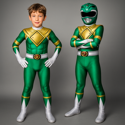 Kostium Dziecięcy Superbohater Kombinezon Maską