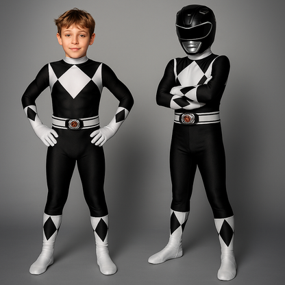 Kostium Dziecięcy Superbohater Kombinezon Maską