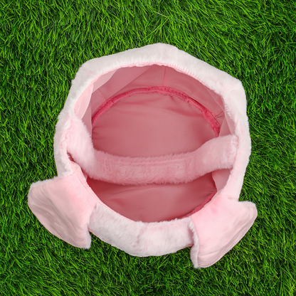 Easter Basket Plush Bunny Bag Kids Decoration