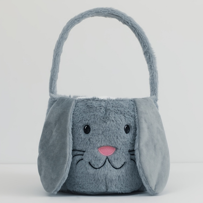 Easter Basket Plush Bunny Bag Kids Decoration