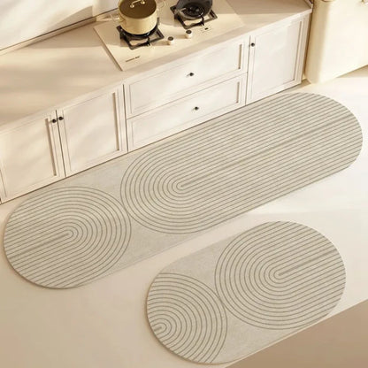 Kitchen Non-Slip Washable Soft Minimalist Mat
