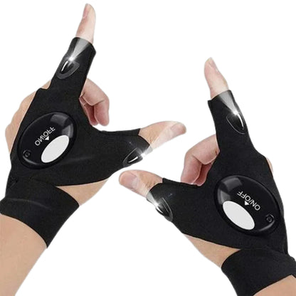 LED Rękawice Robocze Wodoodporne do Napraw i Użytku Outdoor