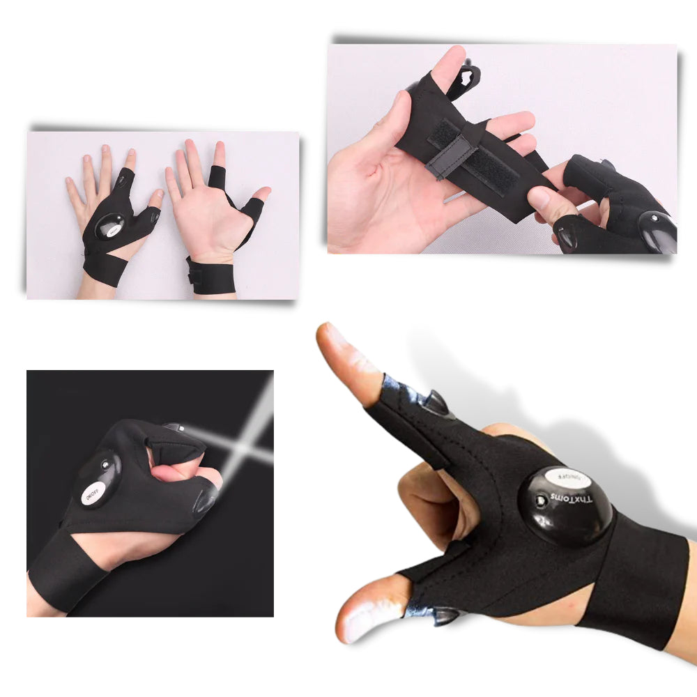 LED Rękawice Robocze Wodoodporne do Napraw i Użytku Outdoor