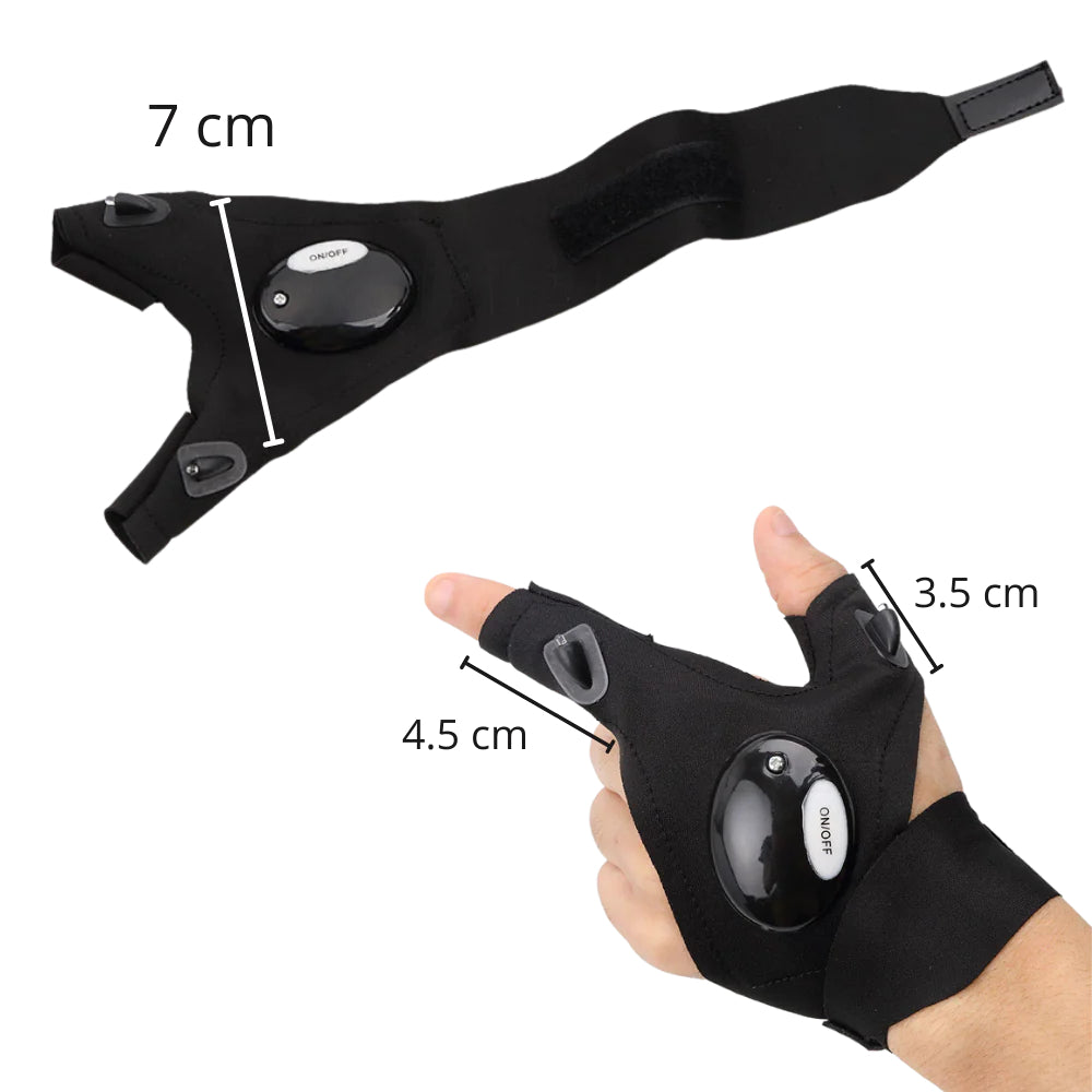 LED Rękawice Robocze Wodoodporne do Napraw i Użytku Outdoor