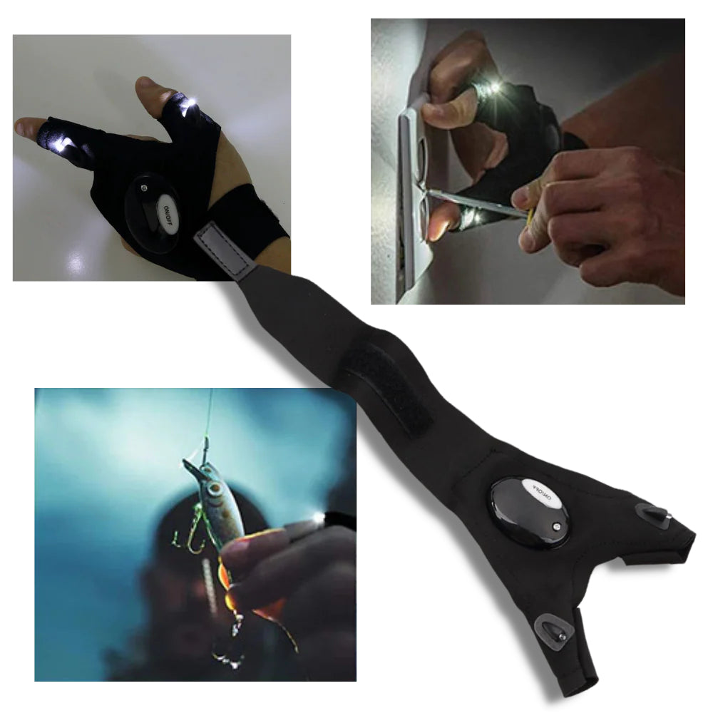 LED Rękawice Robocze Wodoodporne do Napraw i Użytku Outdoor