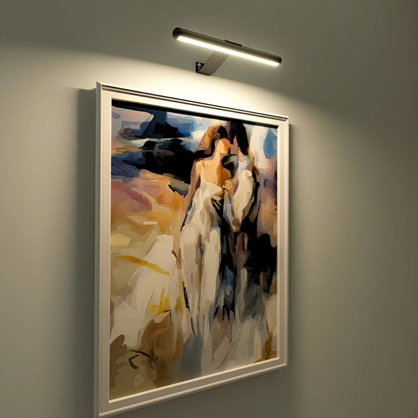 LED Bezprzewodowa lampka obrazów oświetlenie ścienne dekoracji 8