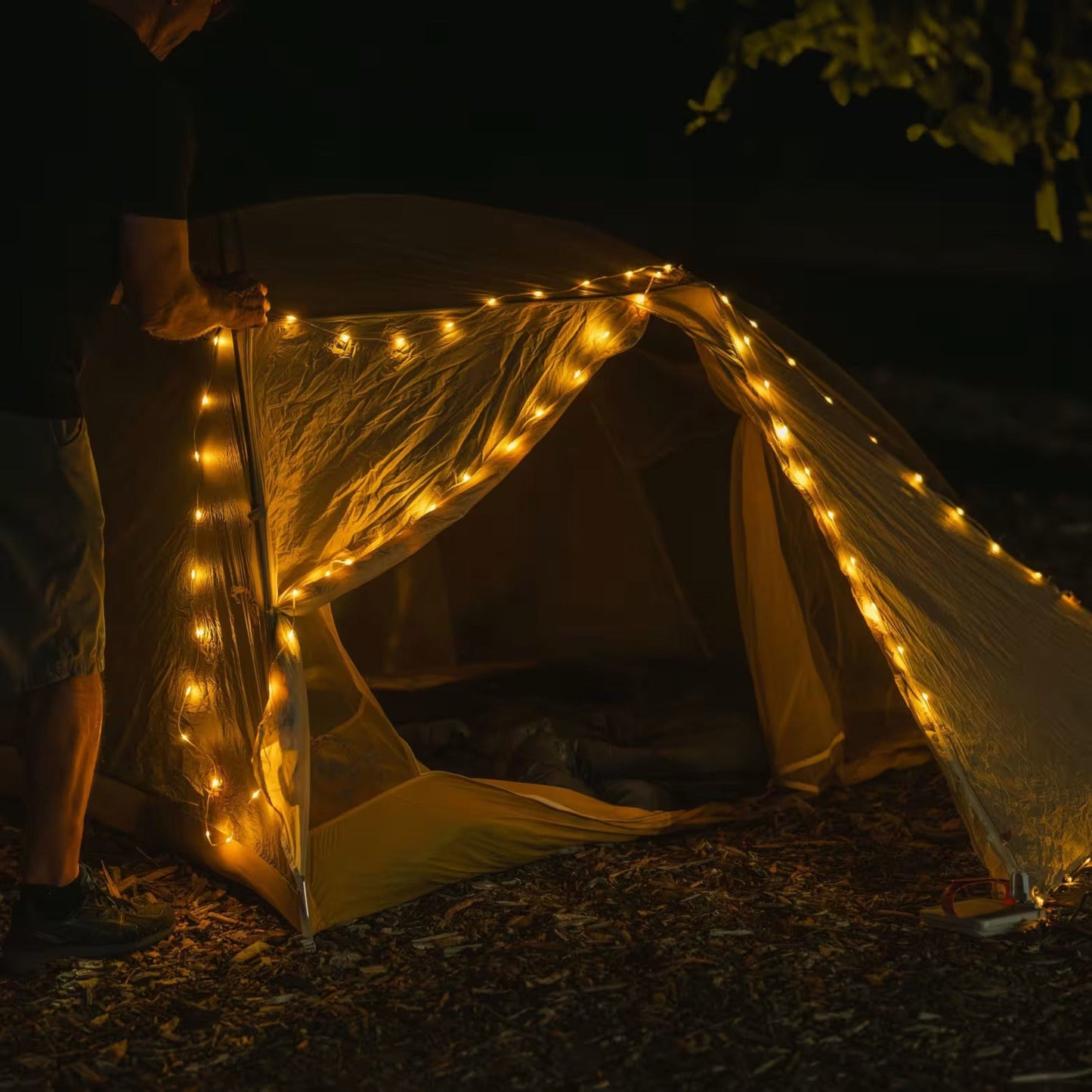 LED Lampki Ogrodowe USB Przenośne Wodoodporne 7