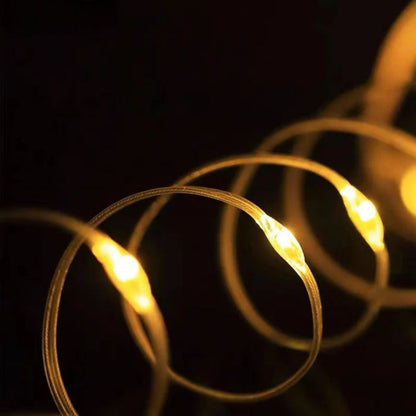 LED Lampki Ogrodowe USB Przenośne Wodoodporne 8