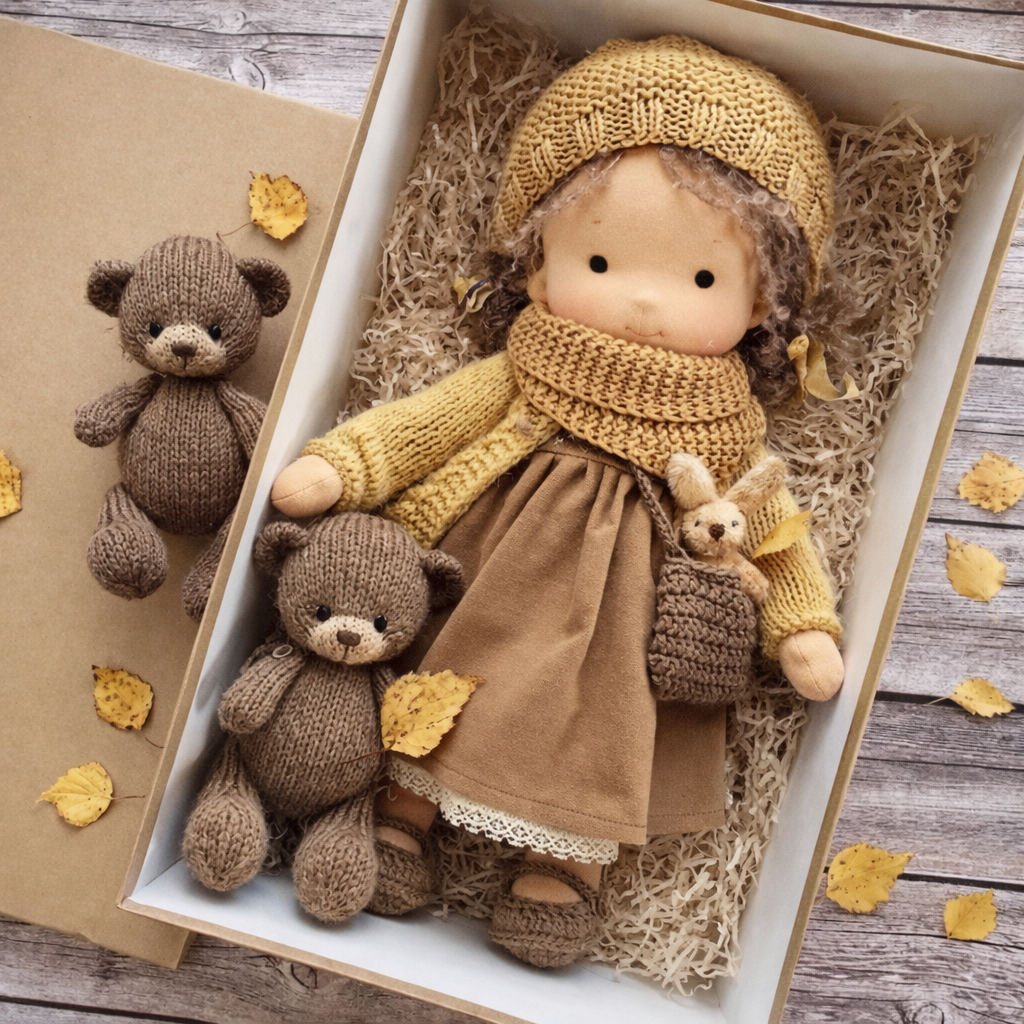 Cloth Doll Children's Waldorf Style Creative Toy