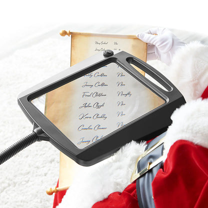 Lampa Podłogowa Lupa LED Regulowana Czytanie Rękodzieło