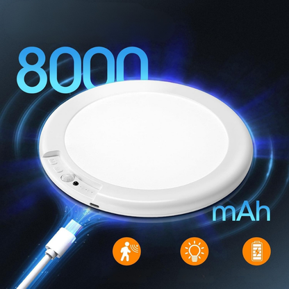 Wireless Rechargeable LED Ceiling Lamp with Motion Sensor