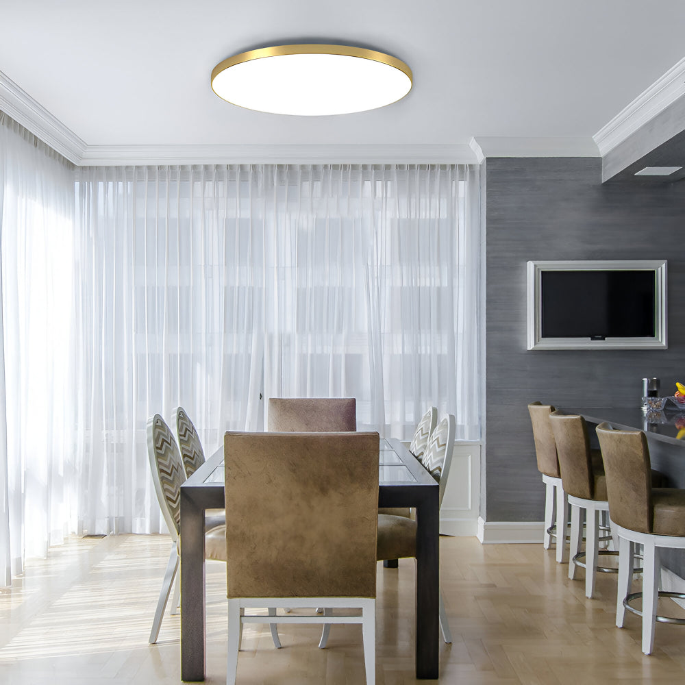 Lampada da soffitto LED rotonda moderna a montaggio a vista