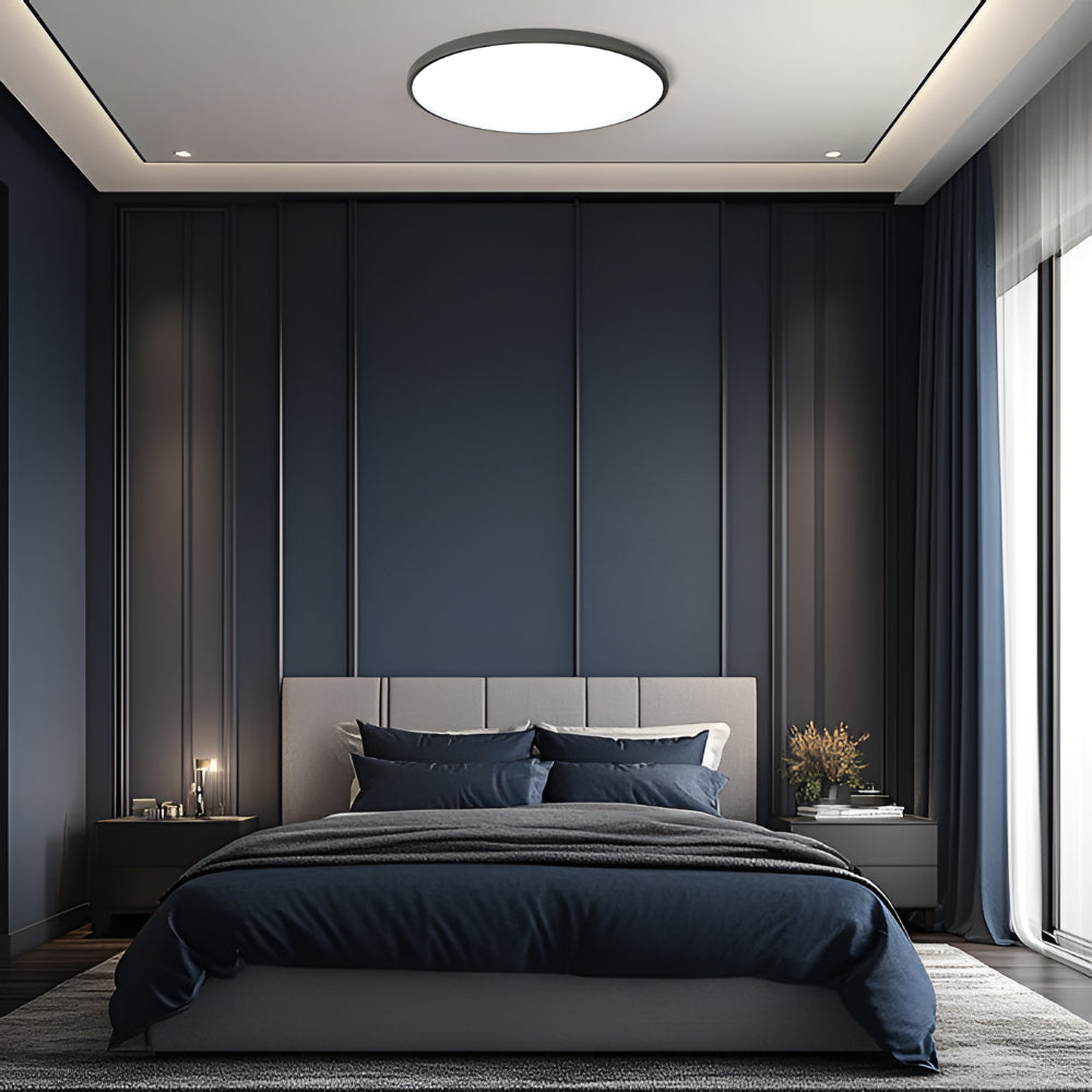 Lampada da soffitto LED rotonda moderna a montaggio a vista