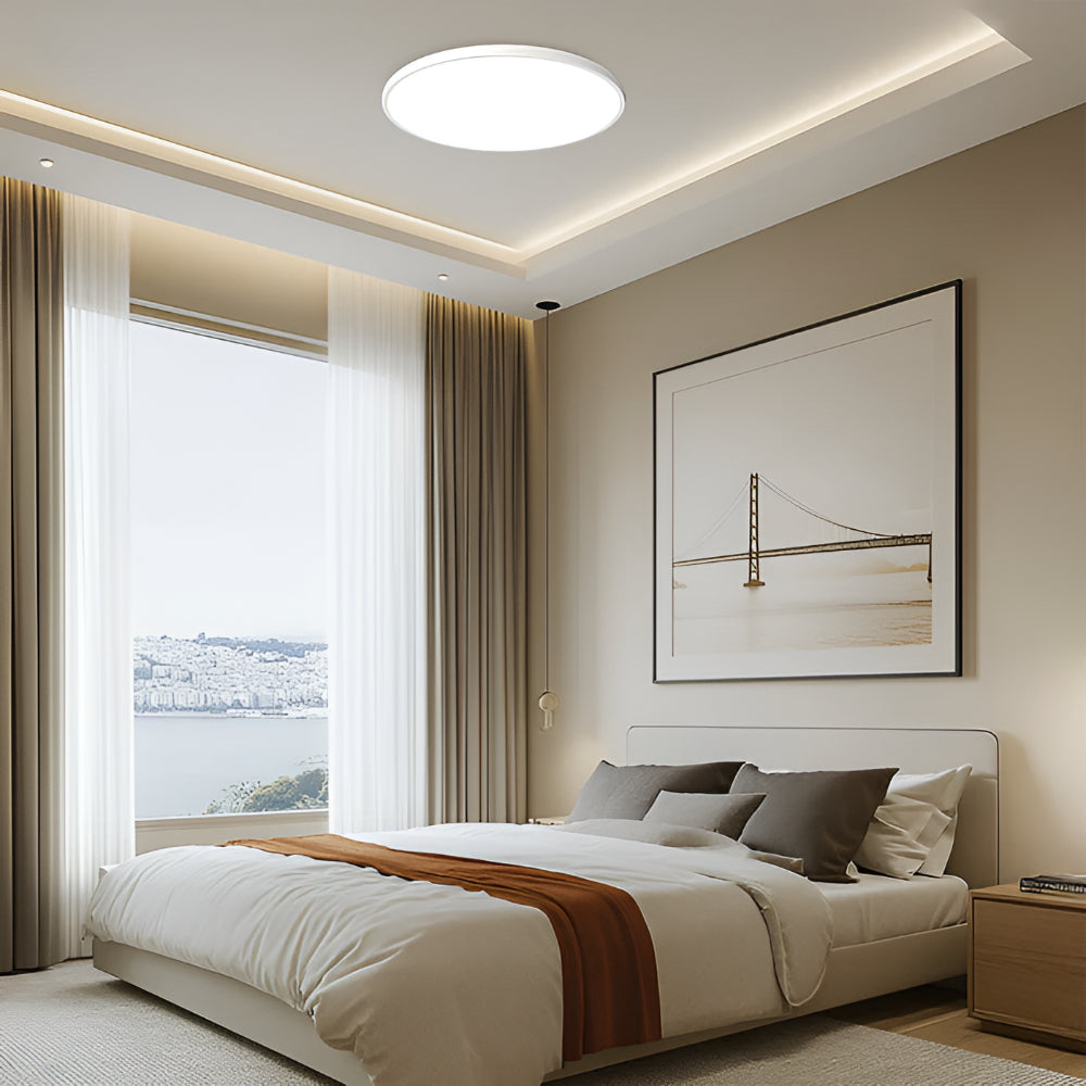 Lampada da soffitto LED rotonda moderna a montaggio a vista