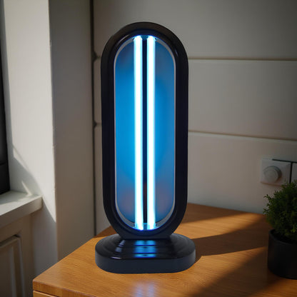 Lampa UV Dezynfekcja Pomieszczeń Czarna Antybakteryjna