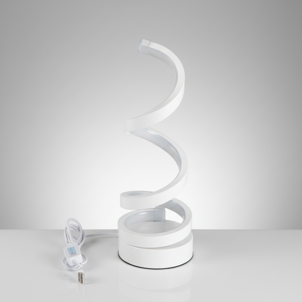 Modern Spiral Minimalist Table LED Lamp