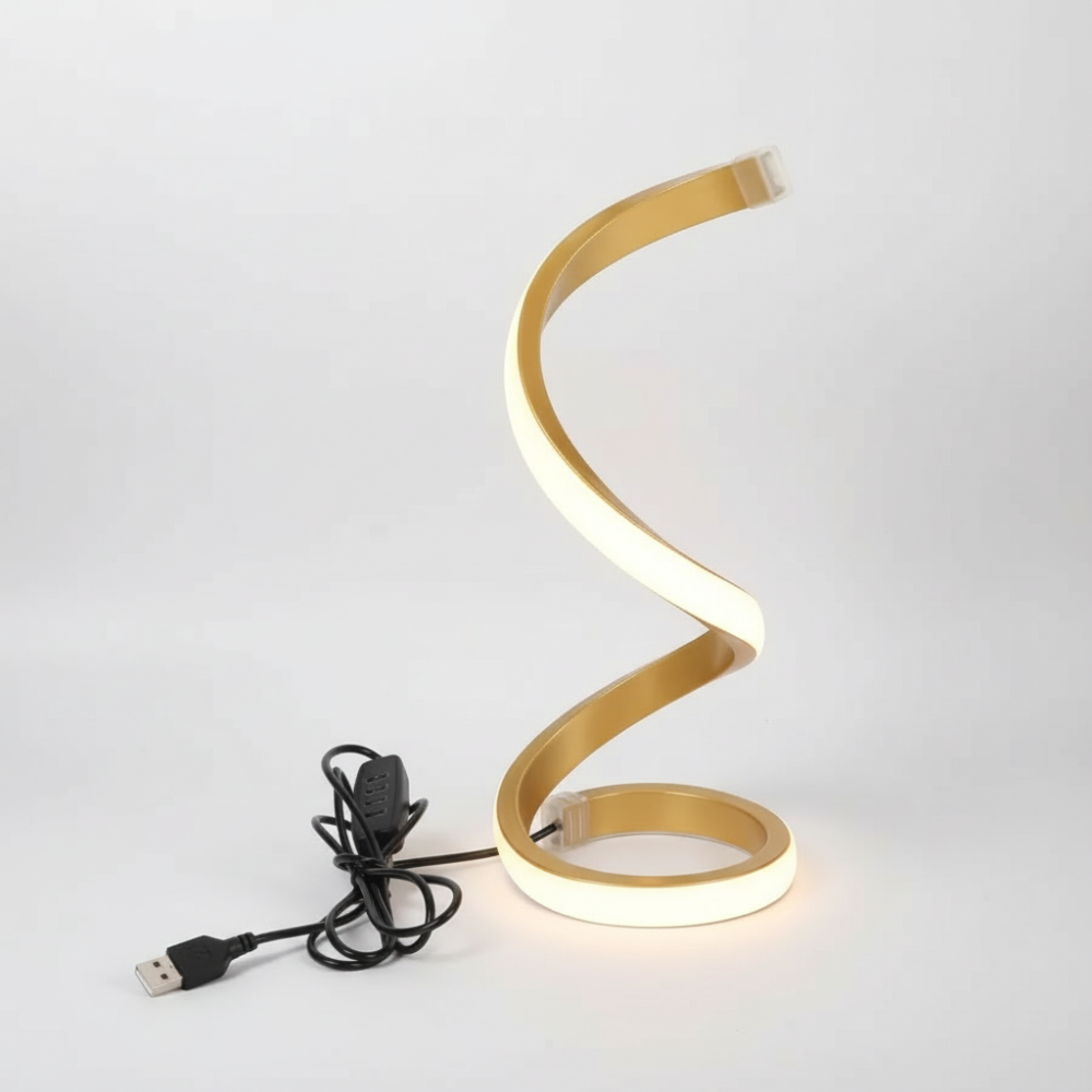 Modern Spiral Minimalist Table LED Lamp