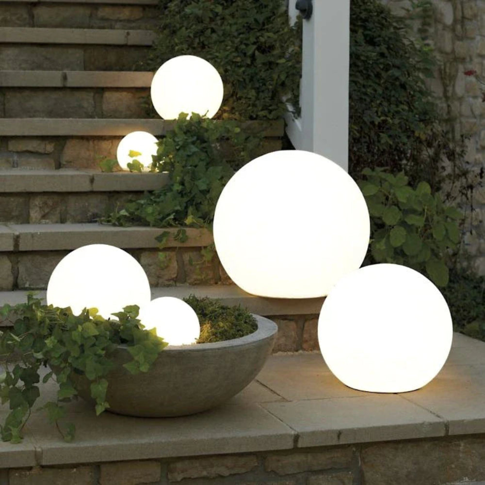 Lampa Ogrodowa Kulista wodoodporne ogrodu patio trawnika 2