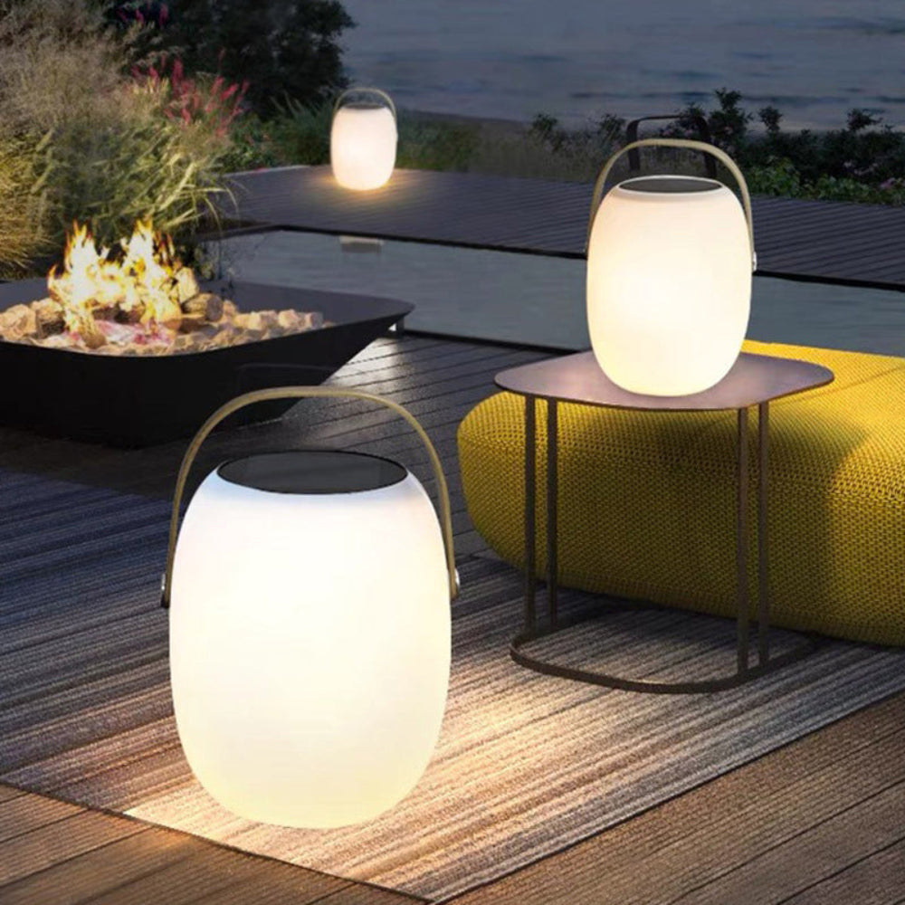 Lampa Ogrodowa LED Koszyk Solarno Przenośna 2